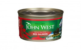 John West Wild Pacific Red Salmon   Tin  213 grams